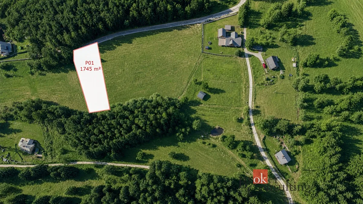 Prodej stavebního pozemku 1745 m²